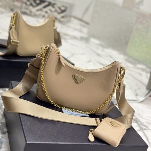 Prada Nylon Hobo Bag-BH204 -23*17*6.5CM - Image 2