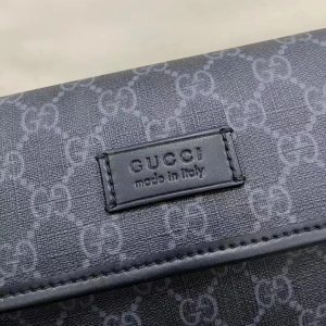 GUCCI Vintage GG Supreme Brossbody Bag-20X13X2.5CM - Image 4