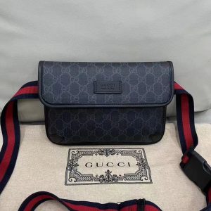 GUCCI Vintage GG Supreme Brossbody Bag-20X13X2.5CM