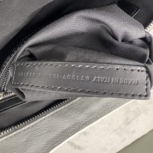 Balenciag Women’s Le City Bag in Optic White-30*20*11CM - Image 4