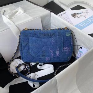 Ch@nel Flap Bag-23*14*8CM&16*28*6CM - Image 2