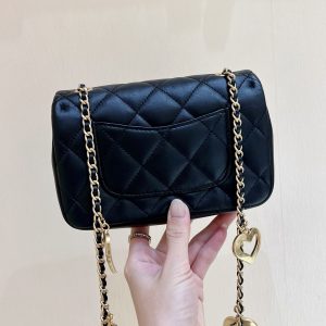 Ch@nel Flap Bag-12*19*7CM - Image 2