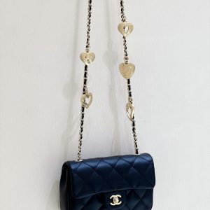 Ch@nel Flap Bag-12*19*7CM - Image 5