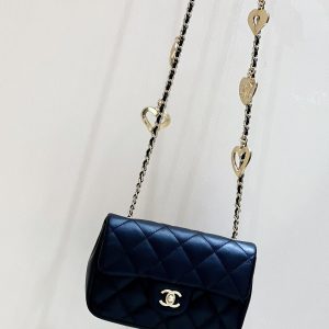 Ch@nel Flap Bag-12*19*7CM - Image 7