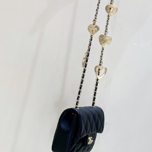Ch@nel Flap Bag-12*19*7CM - Image 9