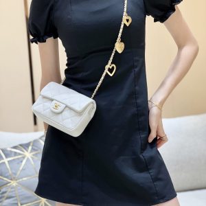 Ch@nel Flap Bag-12*19*7CM - Image 12