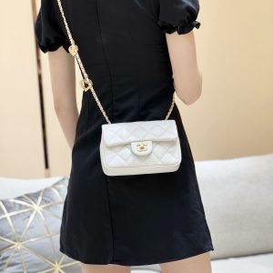 Ch@nel Flap Bag-12*19*7CM - Image 11
