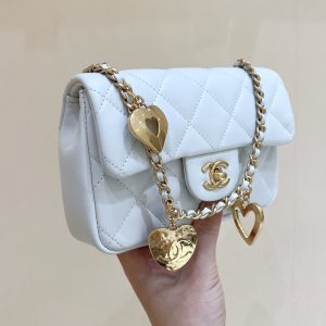 Ch@nel Flap Bag-12*19*7CM - Image 2