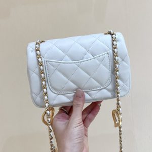 Ch@nel Flap Bag-12*19*7CM - Image 3