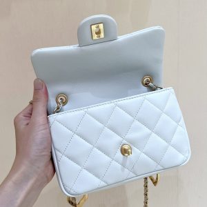 Ch@nel Flap Bag-12*19*7CM - Image 5