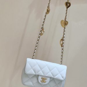 Ch@nel Flap Bag-12*19*7CM - Image 7