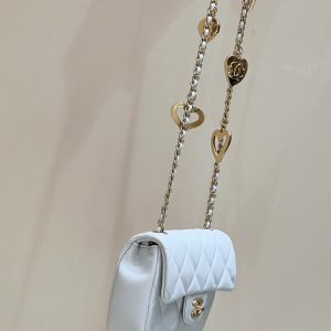 Ch@nel Flap Bag-12*19*7CM - Image 8