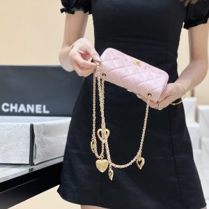 Ch@nel Flap Bag-12*19*7CM - Image 12