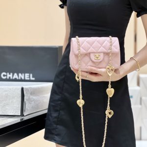 Ch@nel Flap Bag-12*19*7CM - Image 13