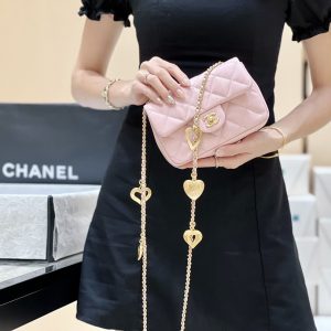 Ch@nel Flap Bag-12*19*7CM - Image 17