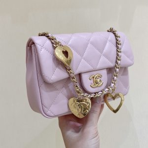 Ch@nel Flap Bag-12*19*7CM - Image 2