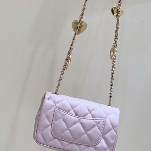 Ch@nel Flap Bag-12*19*7CM - Image 7