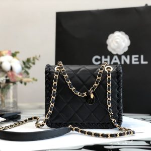 Ch@nel Flap Bag-15*19*6CM - Image 2