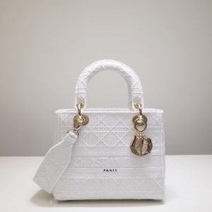 Lady Diro Handle Bag With Gold Hardware-24CM - Image 1