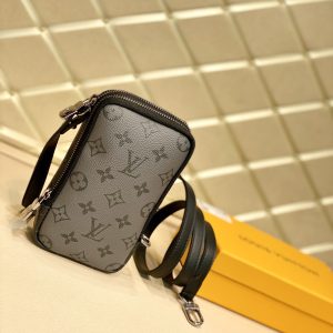 Louis Vuitton Double Phone Pouch- M69534-25*14* 6CM - Image 1