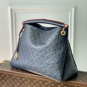 Louis Vuitton Artsy HandBag-Navy Blue-47*32*22CM - Image 3