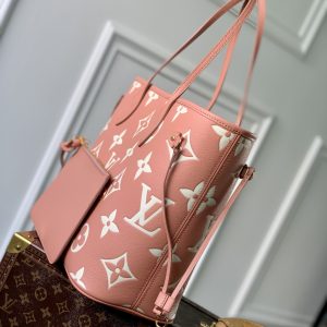Louis Vuitton Neverfull MM (Red Inside) -32*29*17CM - Image 4
