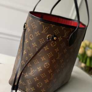 Louis Vuitton Neverfull MM (Red Inside) -32*29*17CM - Image 2