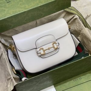 Gucci 1955 Horsebit Shoulder Bag-20.6*14.4*5.1CM - Image 4