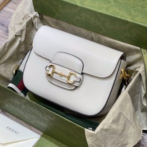 Gucci 1955 Horsebit Shoulder Bag-20.6*14.4*5.1CM - Image 3