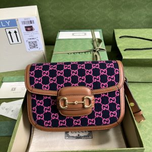 Gucci 1955 Horsebit Shoulder Bag-25*18*8CM - Image 1