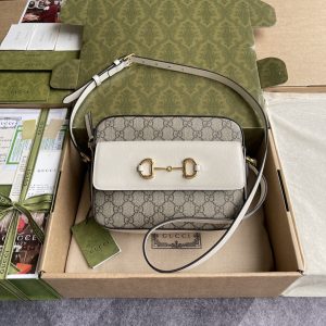 Gucci 1955 Horsebit Shoulder Bag-25*18*8CM - Image 3