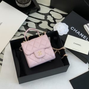 Ch@nel Mini Cosmetic Bag-11*11*4CM - Image 2