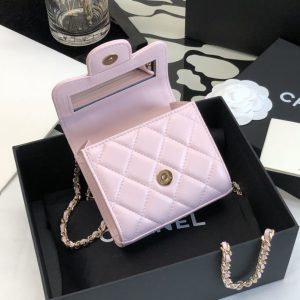 Ch@nel Mini Cosmetic Bag-11*11*4CM - Image 7