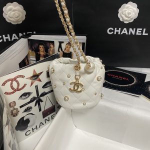 Ch@nel Cosmetic Bag-12×12×12CM - Image 9