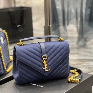 YS L Monogram College Bag-24*17*7CM - Image 3