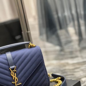 YS L Monogram College Bag-24*17*7CM - Image 4