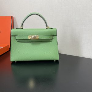 Hermes Kelly-Gold&Silver Hardware-19CM - Image 10