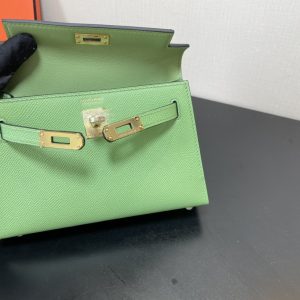 Hermes Kelly-Gold&Silver Hardware-19CM - Image 6