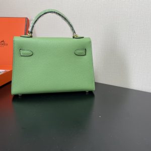Hermes Kelly-Gold&Silver Hardware-19CM - Image 8