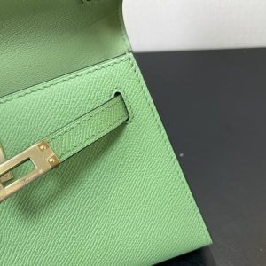 Hermes Kelly-Gold&Silver Hardware-19CM - Image 9