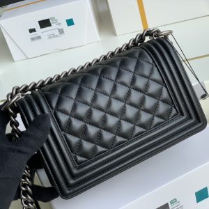 Ch@nel Boy Bag-Lambskin-20CM - Image 9