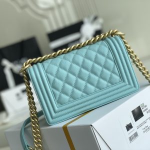 Ch@nel Boy Bag-Caviar-20CM - Image 2
