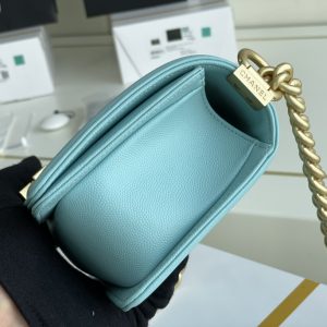 Ch@nel Boy Bag-Caviar-20CM - Image 8