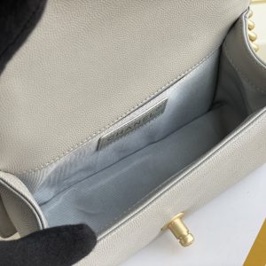 Ch@nel Boy Bag-Caviar-20CM - Image 3
