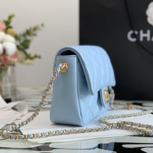 Ch@nel Flap Bag-13*19*6CM - Image 4