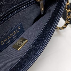 Ch@nel Flap Bag-13*19*6CM - Image 3