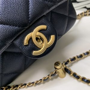 Ch@nel Flap Bag-13*19*6CM - Image 4