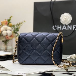 Ch@nel Flap Bag-13*19*6CM - Image 2
