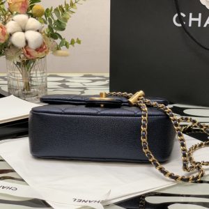 Ch@nel Flap Bag-13*19*6CM - Image 8