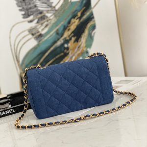 Ch@nel Flap Bag-22.5*14*7CM - Image 8